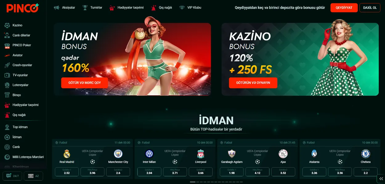 Pinco – mobil cihazdan oyun azadlığı